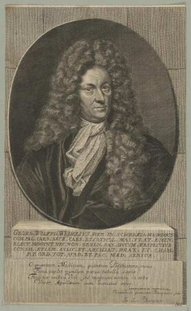 Bildnis des Georg Wolffgang Wedelivs