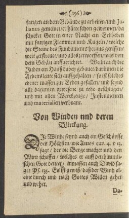 Von Winden und deren Wirckung.