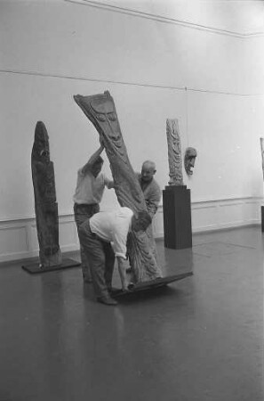 Ausstellung "Plastik aus Ozeanien" des Badischen Kunstvereins.