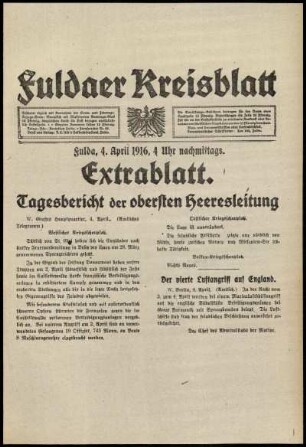 Ausgabe vom Dienstag, den 04. April 1916.