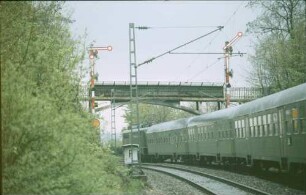 Gäubahn Stuttgart Süd Lok Baureihe 140 E3708 TUT-S Einfahrsignale Stuttgart-West Wegbrücke 9039