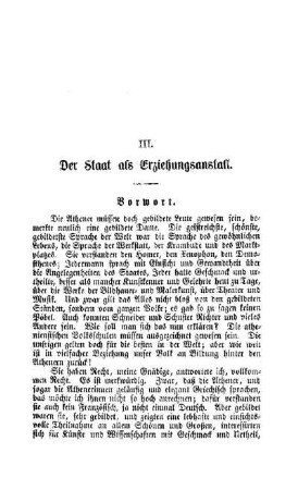Der Staat als Erziehungsanstalt
