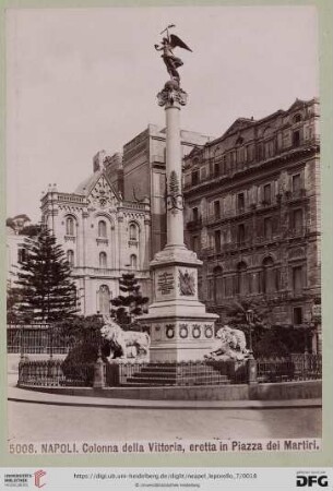 5008. NAPOLI. Colonna della Vittoria, eretta in Piazza dei Martiri.