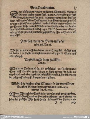 Tag und nacht lenge zuwissen. Cap. XII.