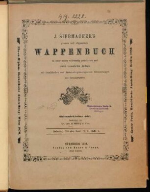Bd. 4, Abth. 7: Steiermärkischer Adel
