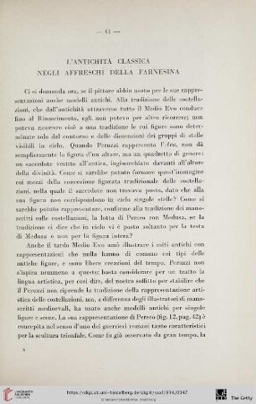 L'antichità classica negli affreschi della Farnesina