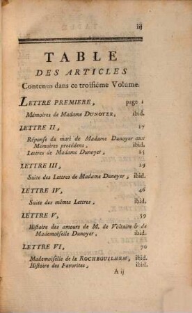 Histoire des Femmes cèlébres dans la Litterature Françoise, Tom. 3 (1771)