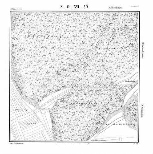 Kartenblatt SO XVI 46 Stand 1821