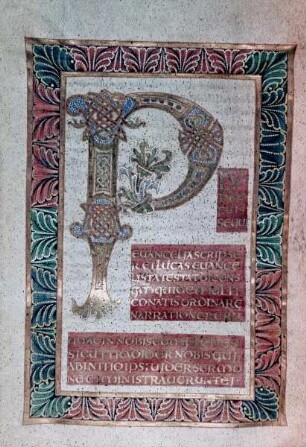 Evangeliar des Claude Fauchet — Evangeliar des Claude Fauchet, Folio 5 rectoBuchseite