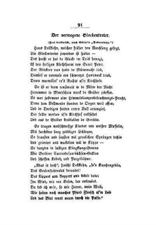 Der verwegene Glockentreter