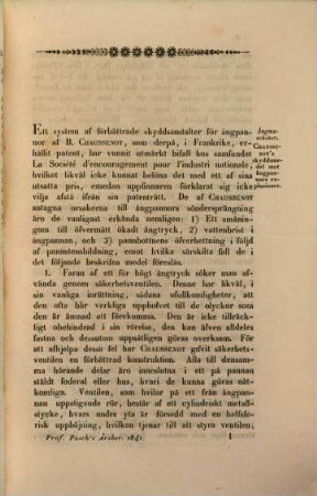 Årsberättelse om technologiens framsteg. 1841 (1843)