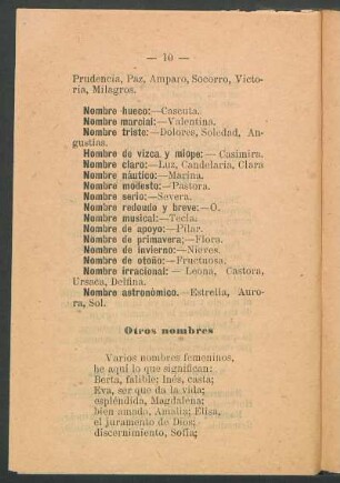 Otros nombres