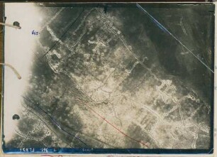 Foto des Geländes nördlich von la Neuville nordöstlich von Cormicy (Luftbild)