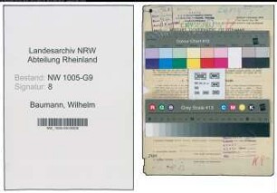 Entnazifizierung Wilhelm Baumann , geb. 26.04.1893 (Bauleiter)