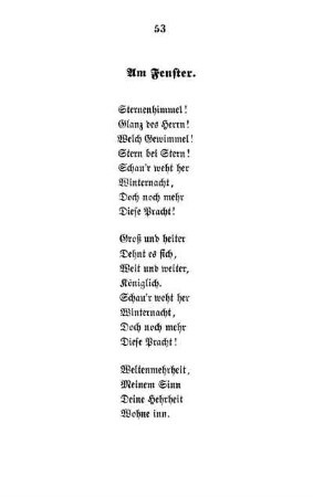 Am Fenster