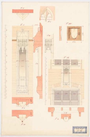 Villa Reali bei Venedig: Details der Fassade