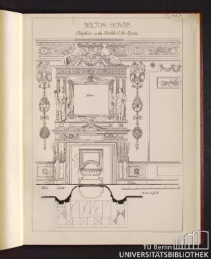 Wilton Hovse. Fireplace in the Dovble Cvbe Room