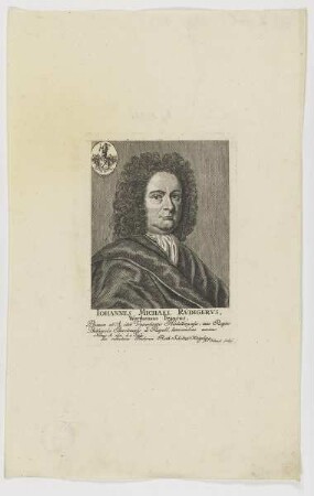 Bildnis des Iohannes Michael Rüdigervs
