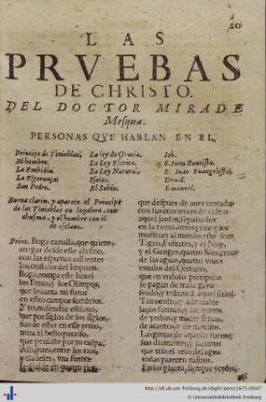 Auto Las Pruebas de Christo.