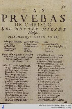 Auto Las Pruebas de Christo.
