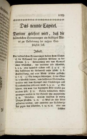 Das neunte Capitel.