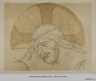 Kopf des gekreuzigten Christus