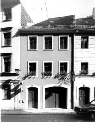 Görlitz-Altstadt, Nonnenstraße 1. Wohnhaus (um 1850). Straßenansicht