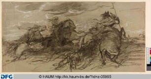 Studie zu der Komposition "Der wilde Jäger"