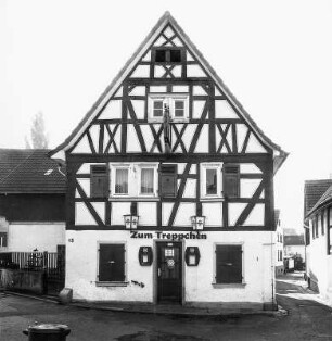 Fachwerkwohnhaus; Langen, Bachgasse 15