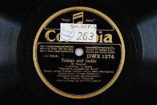 Tristan und Isolde : 1. Aufzug, 1. Szene "Westwärts schweift der Blick" / (R. Wagner)