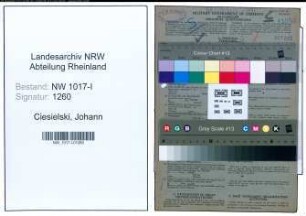 Entnazifizierung Johann Ciesielski , geb. 07.07.1905 (Prokurist)