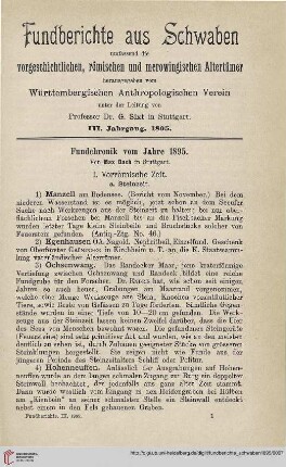 3: Fundchronik vom Jahre 1895