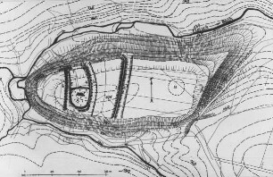 Bösenburg, Lageplan