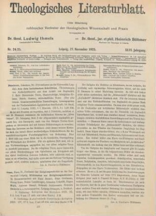 273-276 [Rezension] Haas, Hans, Bilderatlas zur Religionsgeschichte ; Bde. 5 u. 6