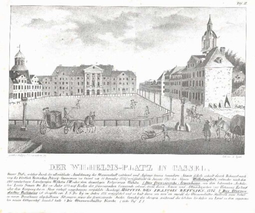 Taf. II. Der Wilhelms-Platz in Cassel.