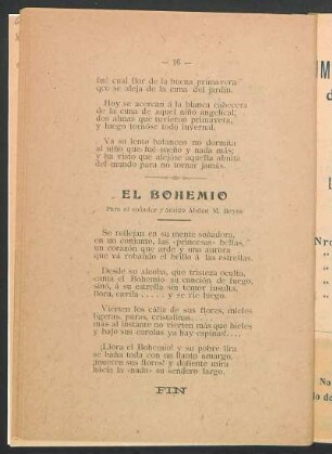El bohemio