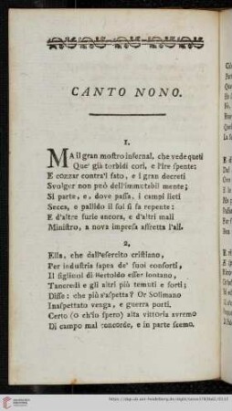 Canto Nono