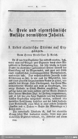 Einzelne Aufsätze vermischten Inhalts