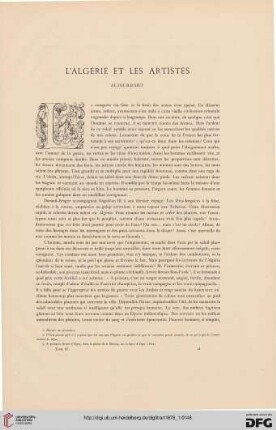 2: L' Algérie et les artistes : Aujourd'hui