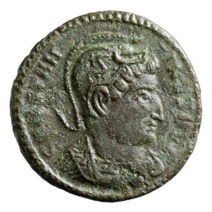 Münze, Follis, Aes 3, 322 - 323 n. Chr.