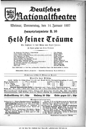 Held seiner Träume