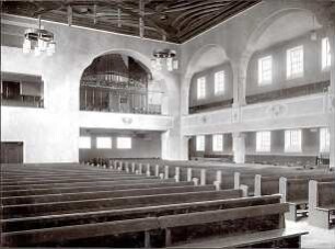 Fischer, Theodor; Stuttgart; Erlöserkirche - Innenansicht