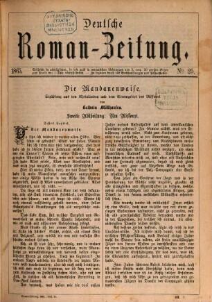 Deutsche Roman-Zeitung. 1865,3, 1865,3 = Jg. 2