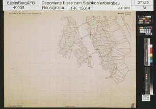 Deutschland, Gewerkschaft, Oelsnitz/Erzgebirge, Teil der Baue auf dem Grundflöz (B5 - B7, C5 - C7)