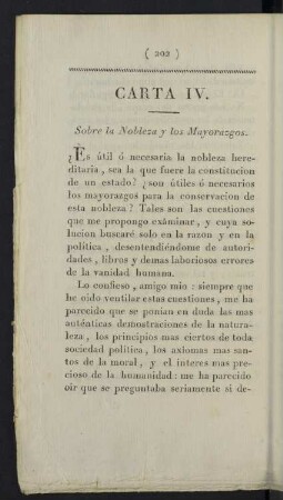 Carta IV.