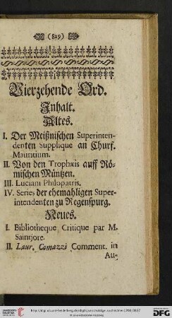 Vierzehende Ord.