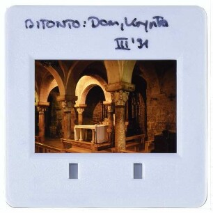 Bitonto, Kathedrale : Krypta