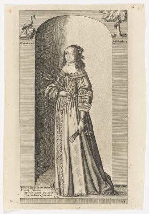 Bildnis der Sibylla Ursula Prinzessin zu Braunschweig-Lüneburg