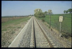 Strecke in km 16+800