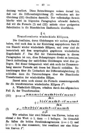 § 4. Transformierte windschiefe Ellipsen.